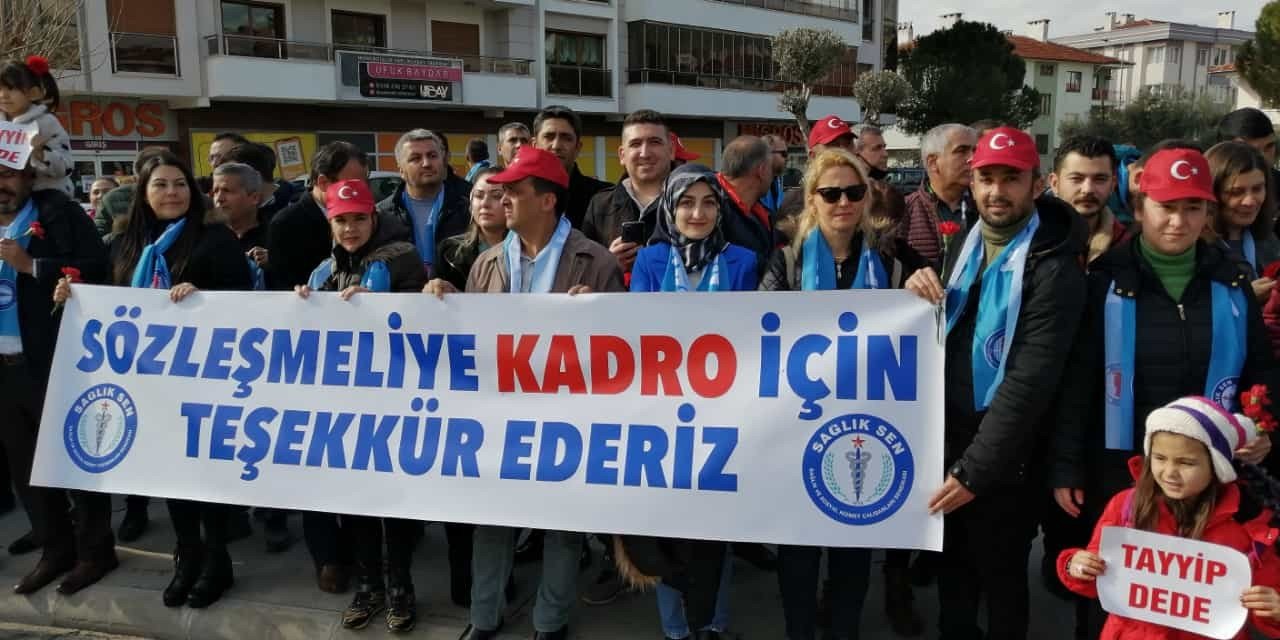 Kamu personellerinden Cumhurbaşkanı Erdoğan’a Teşekkür