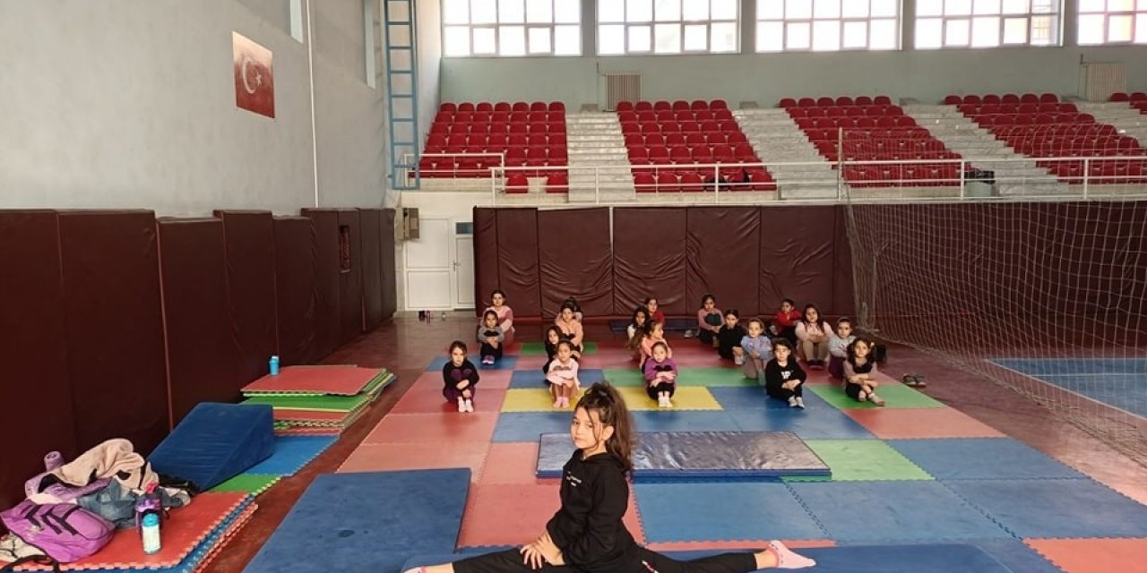 Aydın’da ilkokul öğrencilerinin spor ateşi ortaya çıkıyor