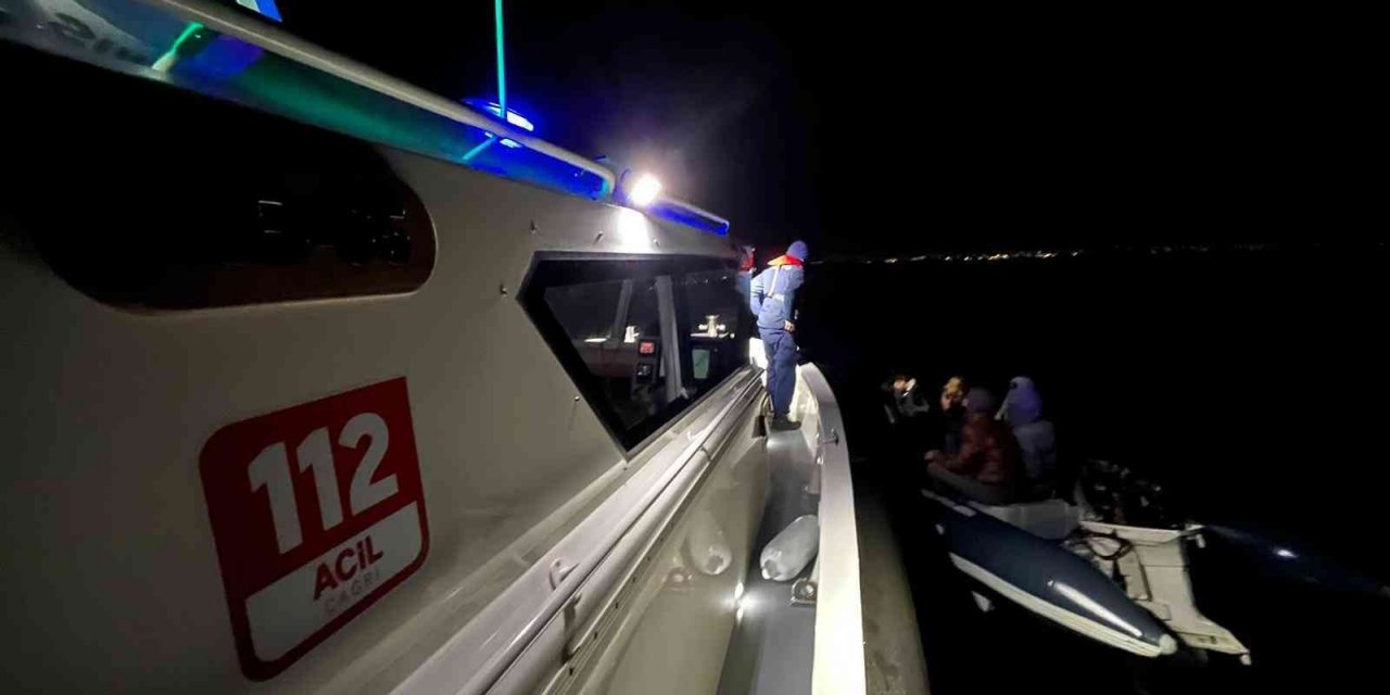 19 düzensiz göçmen yakalandı, 45’i kurtarıldı