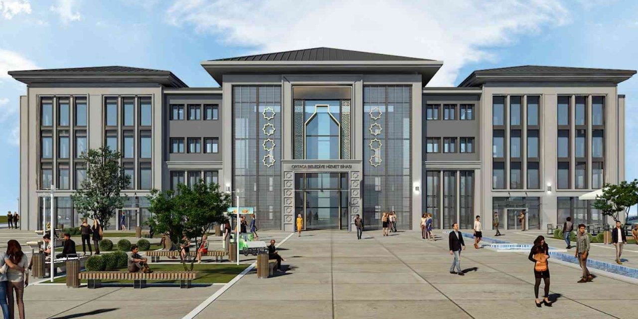 Ortaca Belediye’sinin yeni hizmet binasının projesi tamamlandı