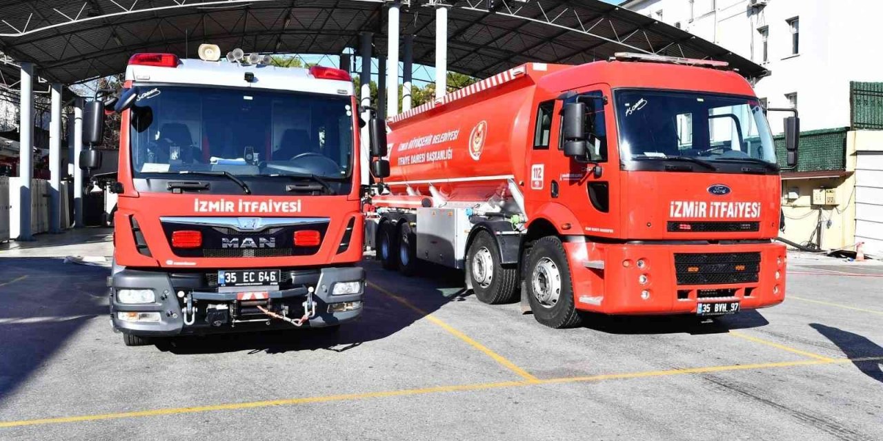 ESHOT’un mazot tankerleri yangın söndürmede kullanılacak