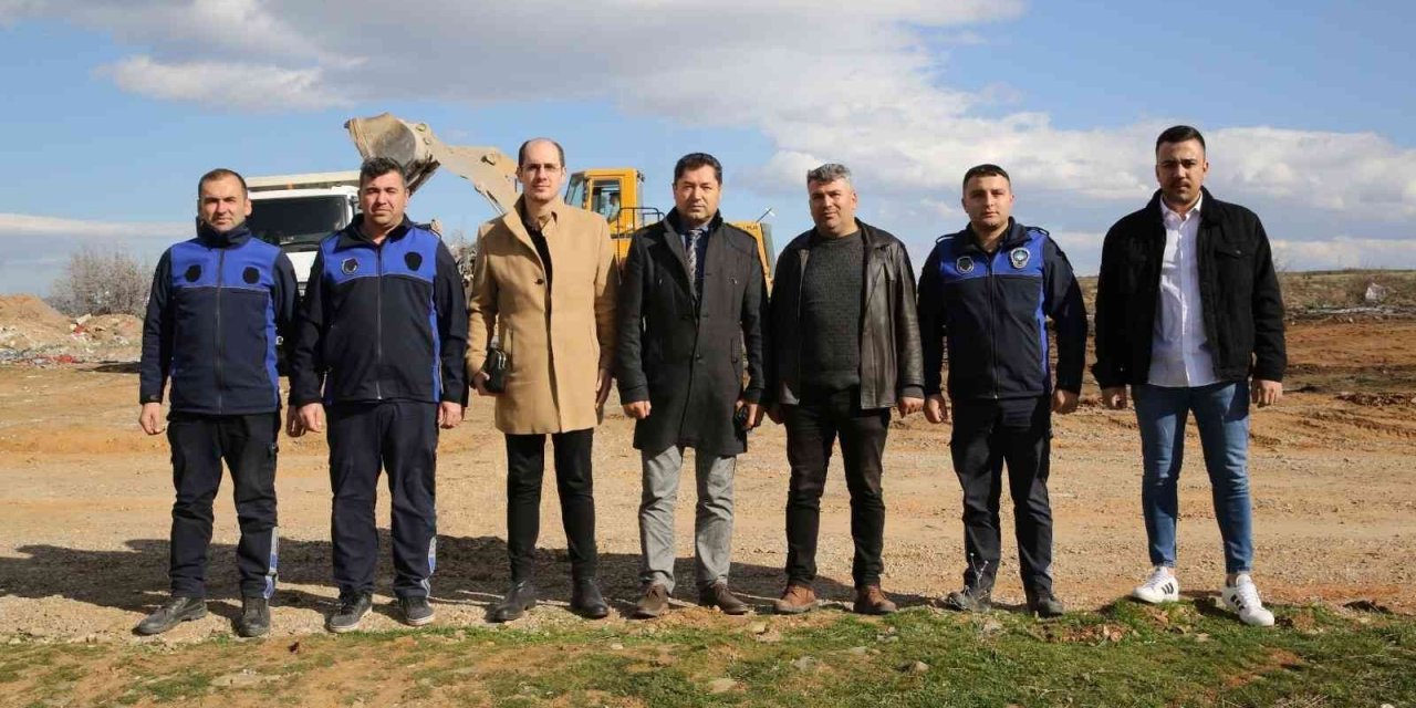 Turgutlu’da kaçak hafriyat alanına müdahale