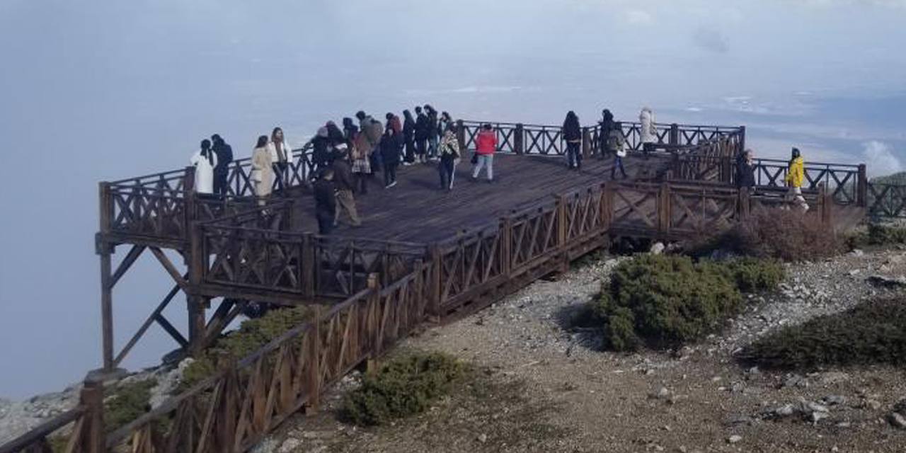 Spil Milli Parkı’nda sınav yorgunluğunu attılar