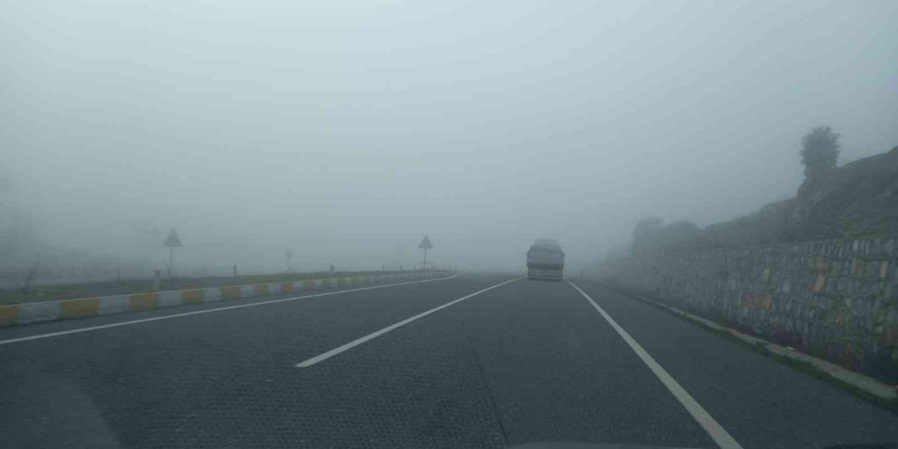Muğla-Aydın karayolunda sis etkili oldu