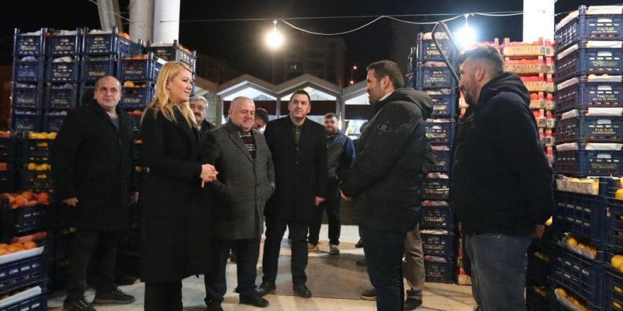 Başkan Doğan’dan hal esnafıyla bir araya geldi