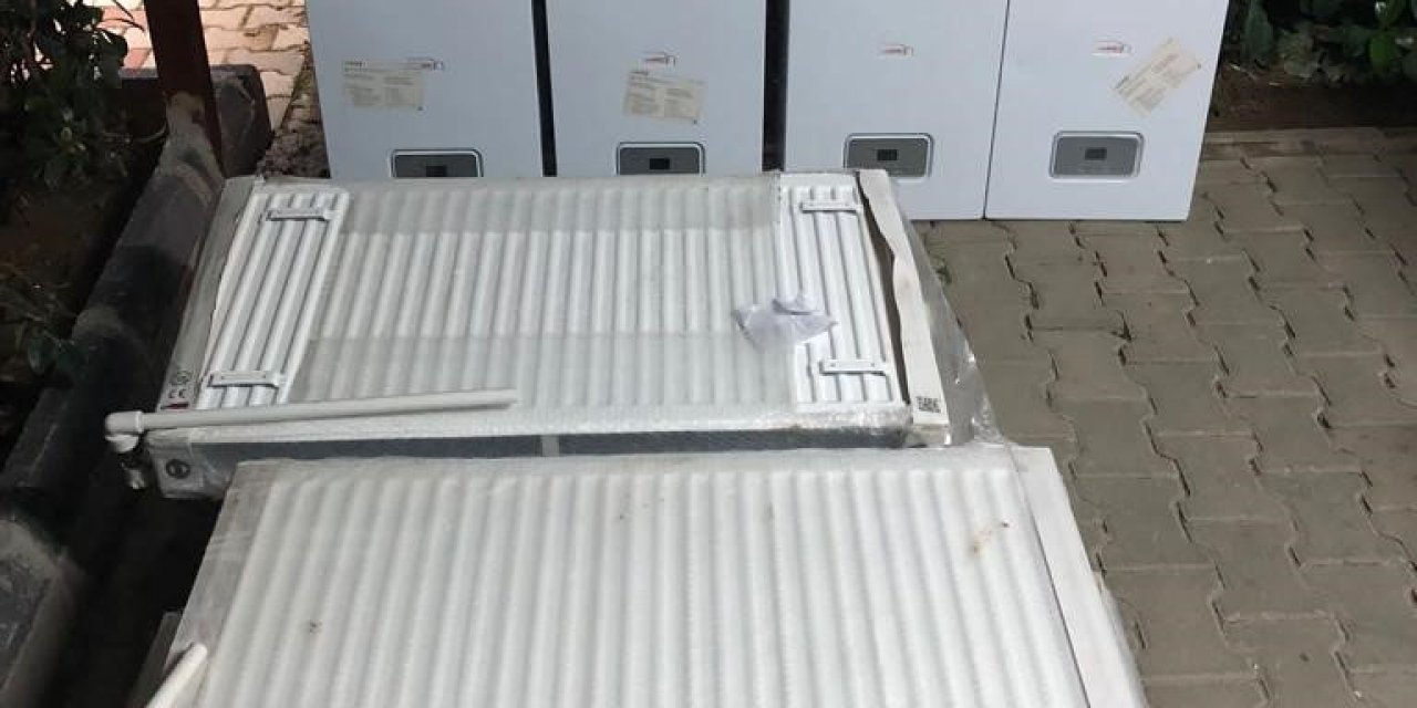 Kombi ve kalorifer hırsızları kıskıvrak yakalandı