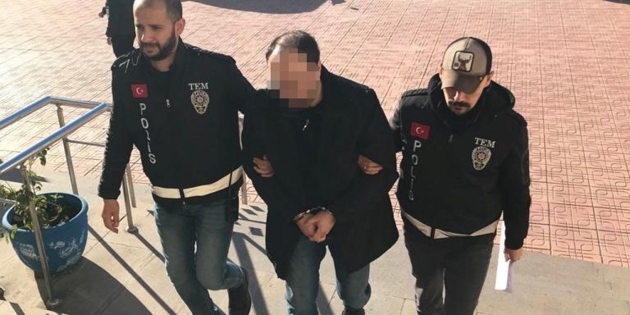 Saklandığı evde yakalandı
