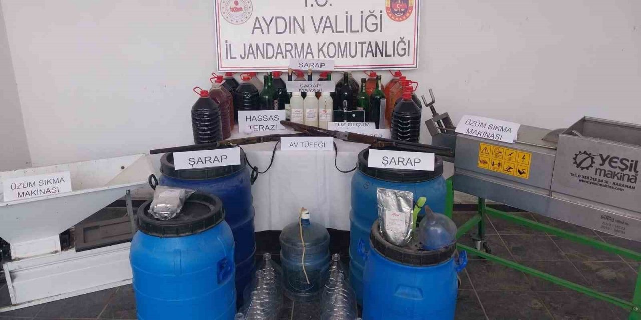 Sahte alkol imalathanesine baskın: 1 gözaltı