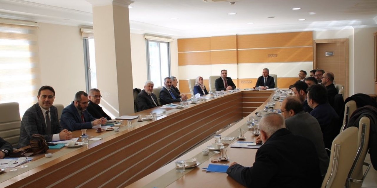 Aydın Müftülüğü’nde ’deprem’ toplantısı gerçekleştirildi