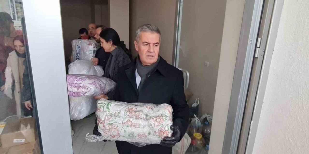 Buharkentliler depremzedeler için tek yürek oldu