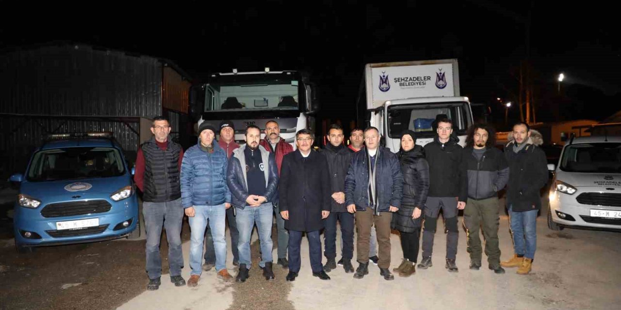 Manisa’dan 5 bin kişiye yemek çıkarabilecek araç Adıyaman’a gönderildi