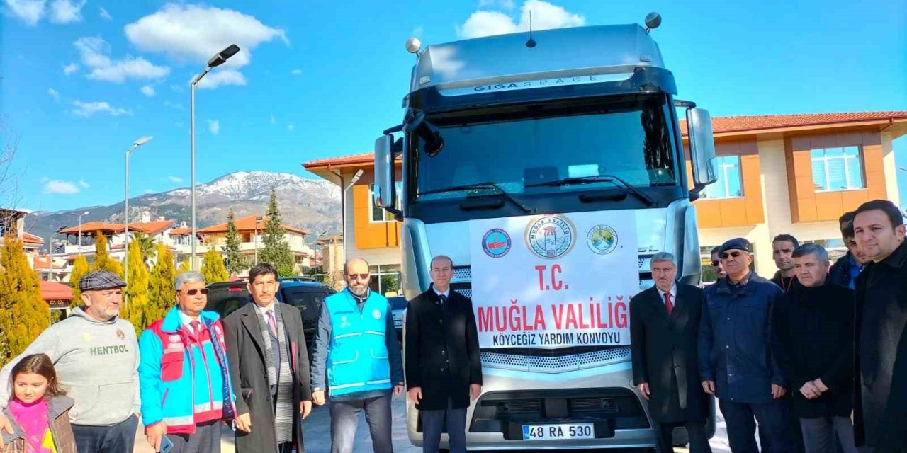 Köyceğiz’den depremzedelere için yardım tırı gönderilmeye devam ediyor
