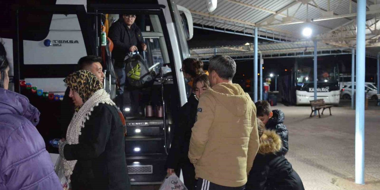 Depremzedeler Didim’de