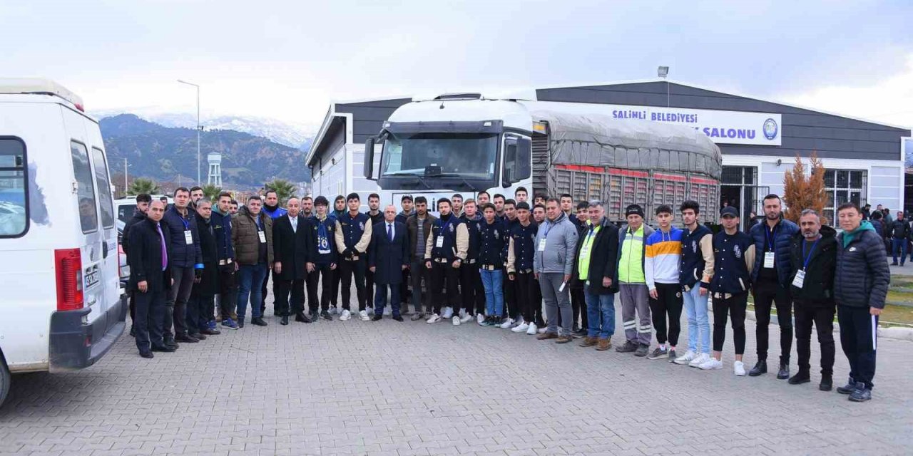 Salihli’den deprem bölgesine gönderilen tır sayısı 47’ye çıktı