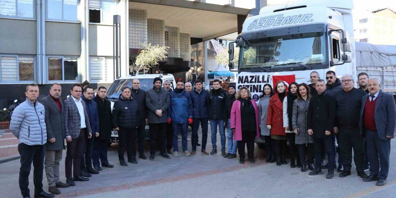 Nazilli’de yardım kampanyası 4’üncü gününde devam ediyor