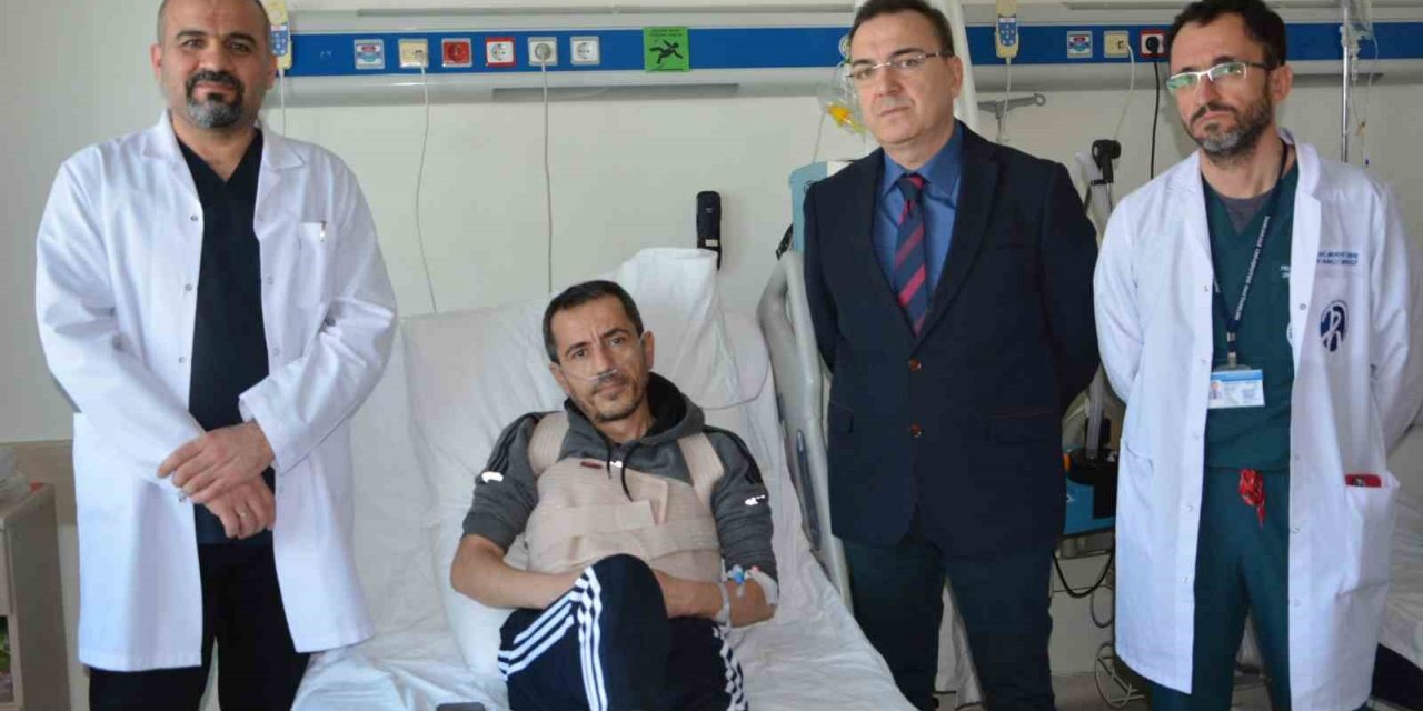 Hatay’dan gelen ilk depremzedenin PAÜ’de tedavisine başlandı