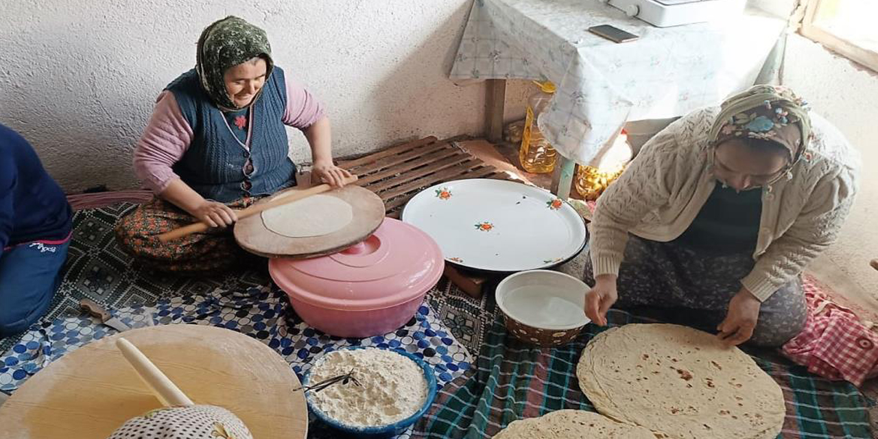 Ev hanımlarından depremzedelere imece usulü yardım eli