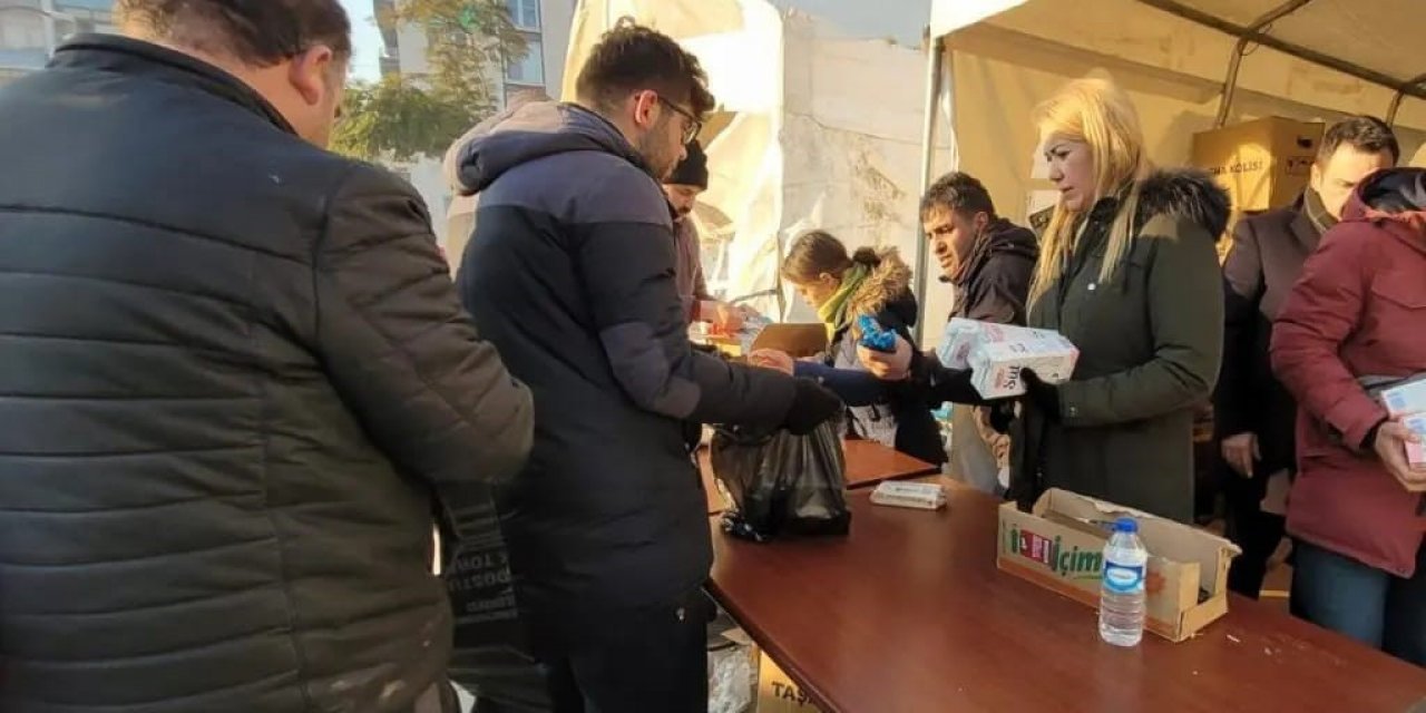 Başkan Şeniz Doğan deprem bölgesi Hatay’da