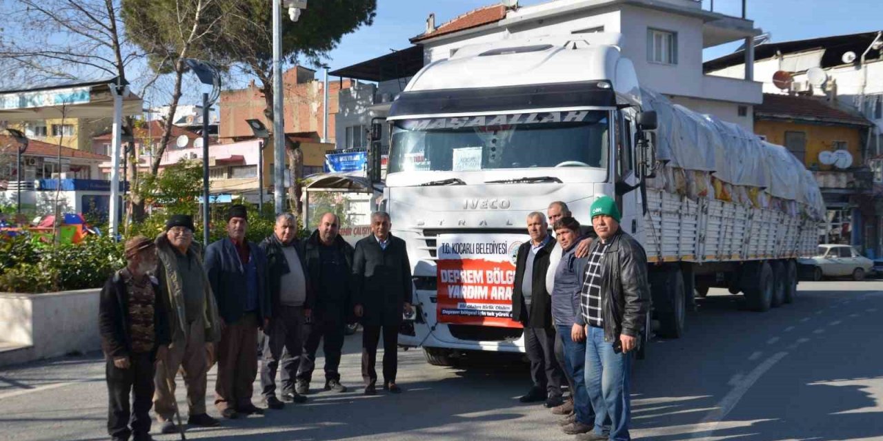 Başkan Kaplan; “Koçarlı, deprem bölgesi için küçükten büyüğe birlik oldu”