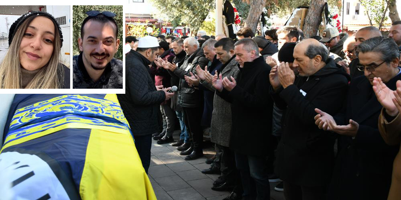 Depremde hayatını kaybeden Kuşadalı gençler toprağa verildi