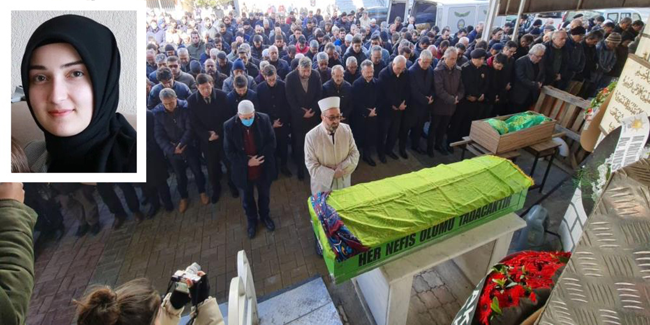 Doktor anne ve evladı son yolculuğuna uğurlandı