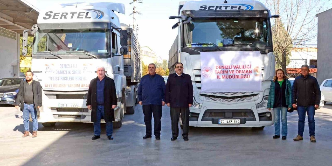 Denizli’den afet bölgesine 50 ton un