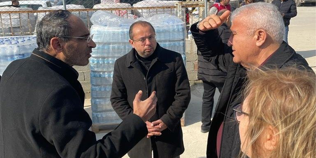 Efeler Belediye Başkanı Atay, deprem bölgesi Hatay’a gitti