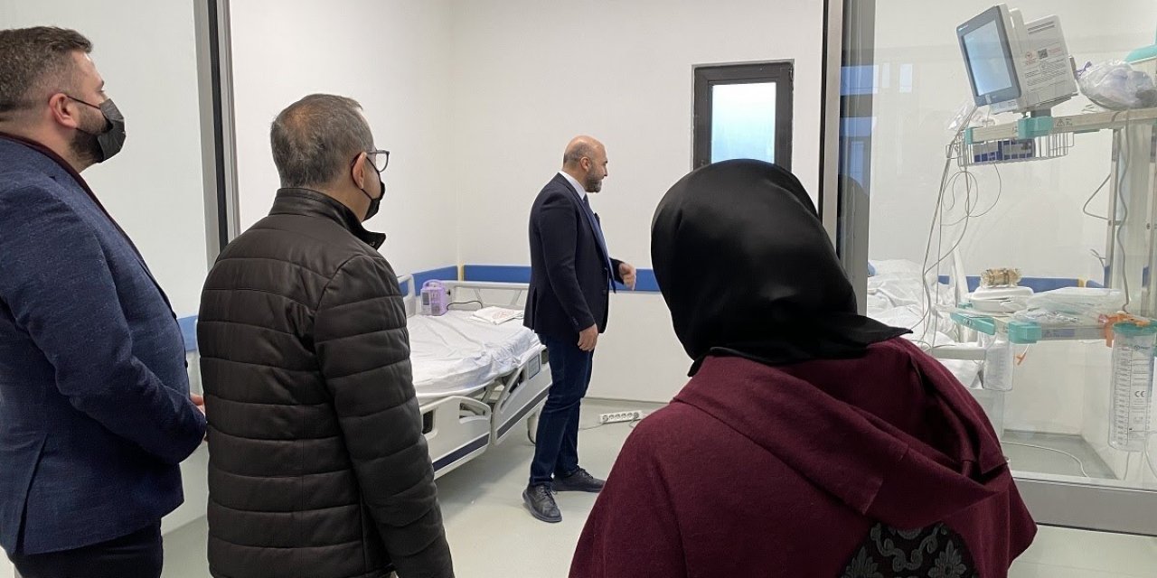 Tedavi altındaki depremzedelere destek ziyareti