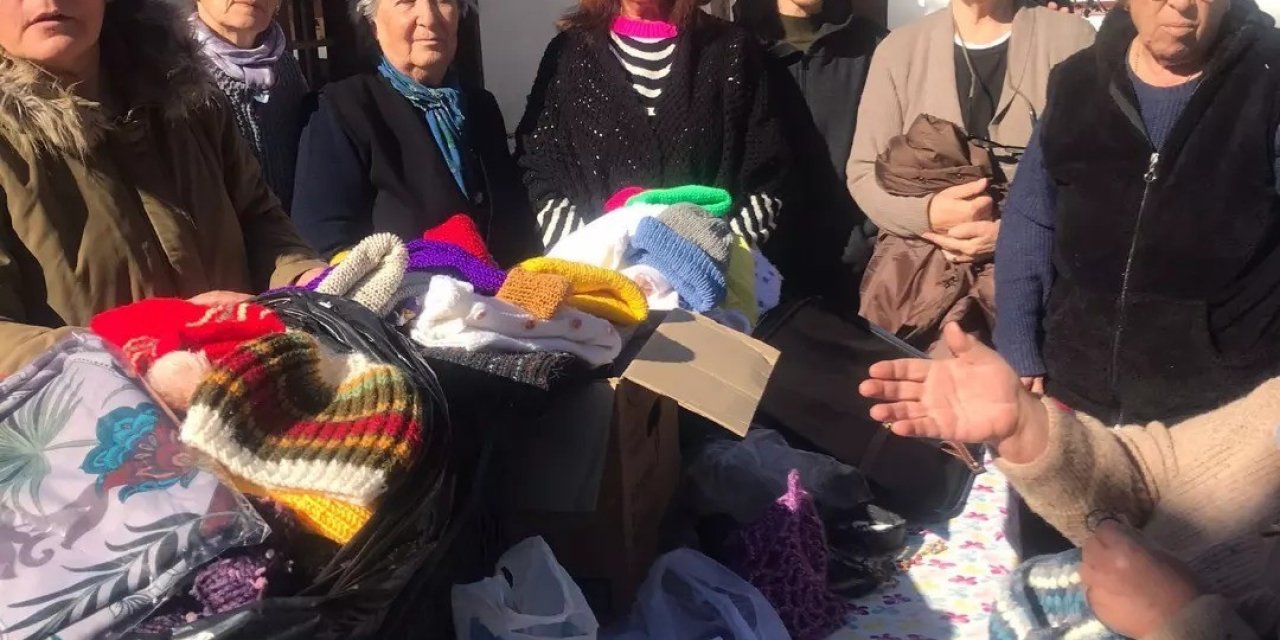 Köyceğizli elsanatları kursiyerlerinden depremzedelere ısıtan destek