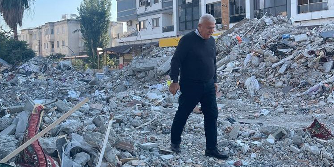 Başkan Atay, deprem bölgesinde temaslarını sürdürüyor