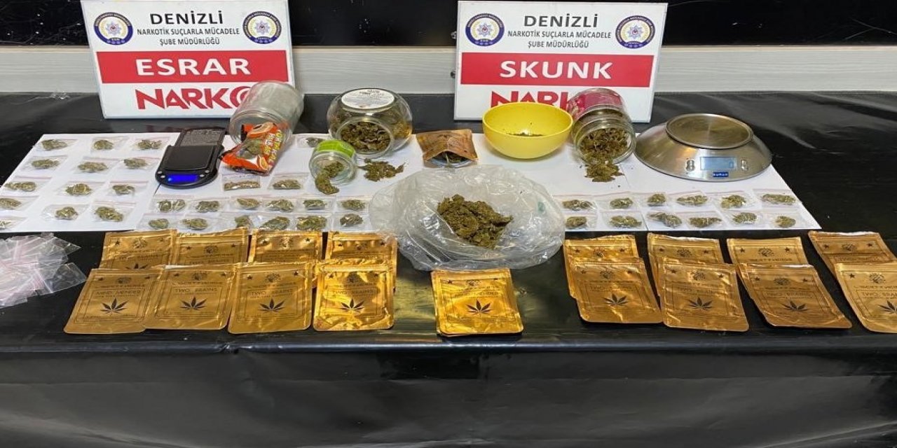 Denizli’de 13 zehir taciri tutuklandı