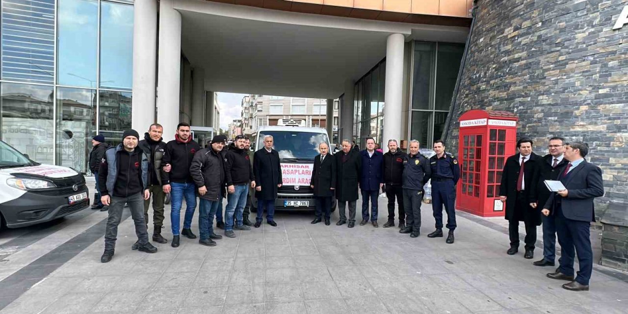 Akhisarlı kasaplar deprem bölgesine gitti