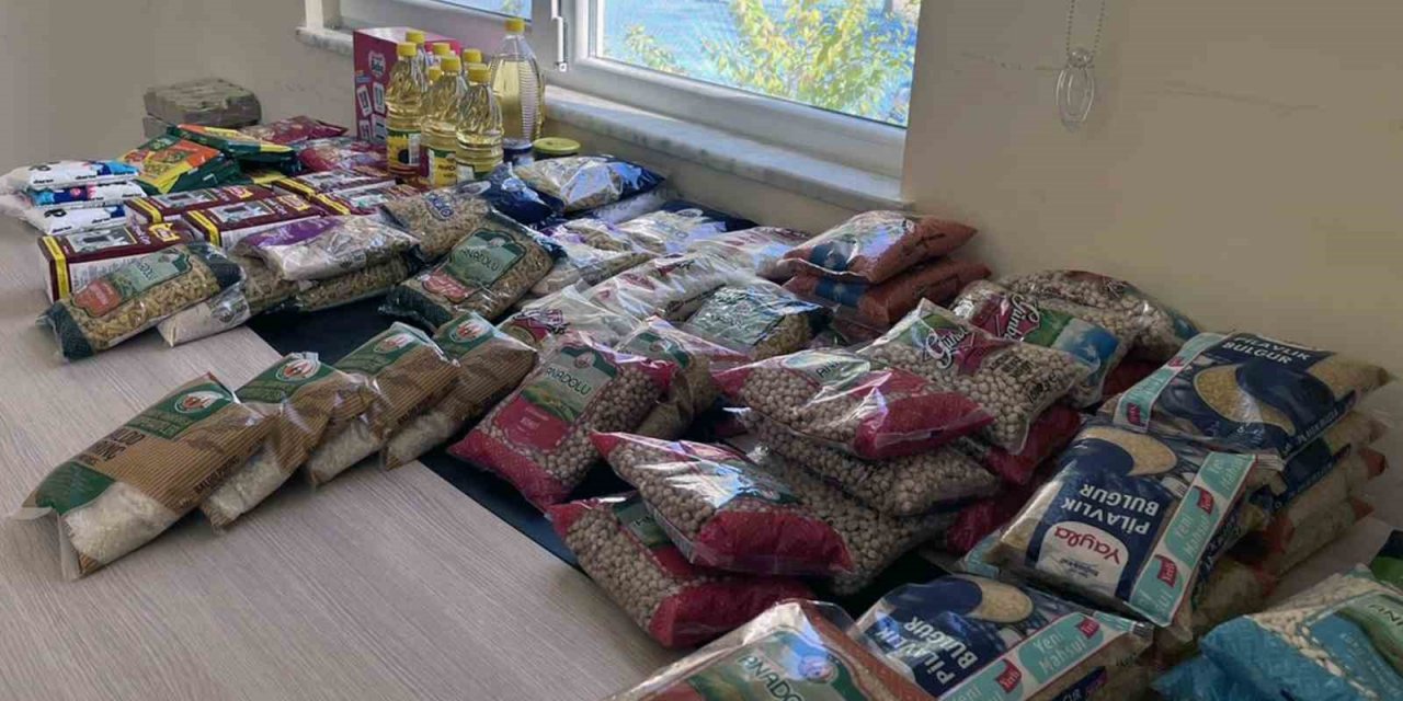 Ortaca’ya gelen depremzedeler için yardım