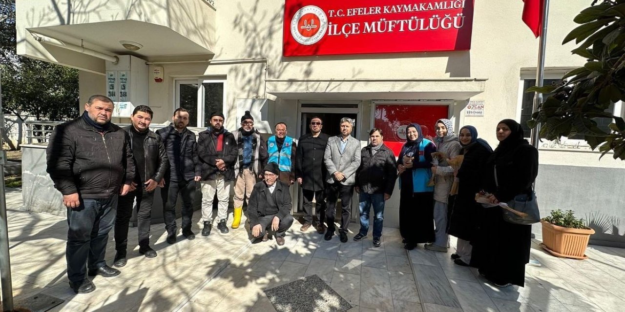 Efeler İlçe Müftülüğü 1. ekip personeli deprem bölgesinden döndü