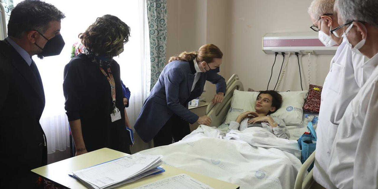 Rektör Hotar’dan moral ziyareti