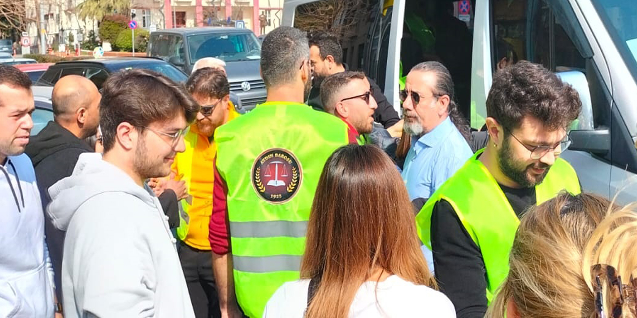 Aydınlı avukatlar deprem bölgesine hareket etti