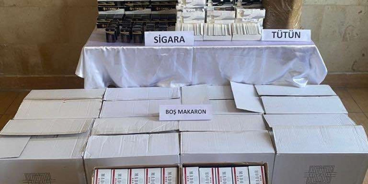 Aydın’da 30 bin adet kaçak sigara ele geçirildi