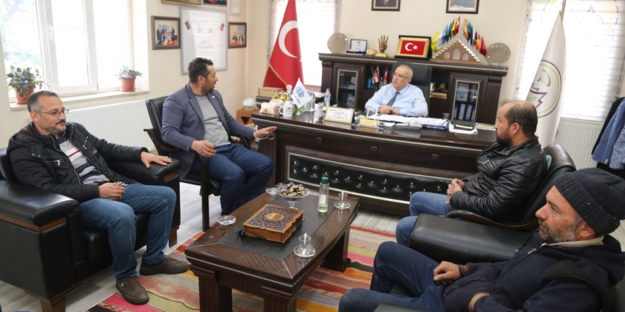 Sahra mutfağındaki görevliler, Başkan Arslan yaşadıklarını anlattı