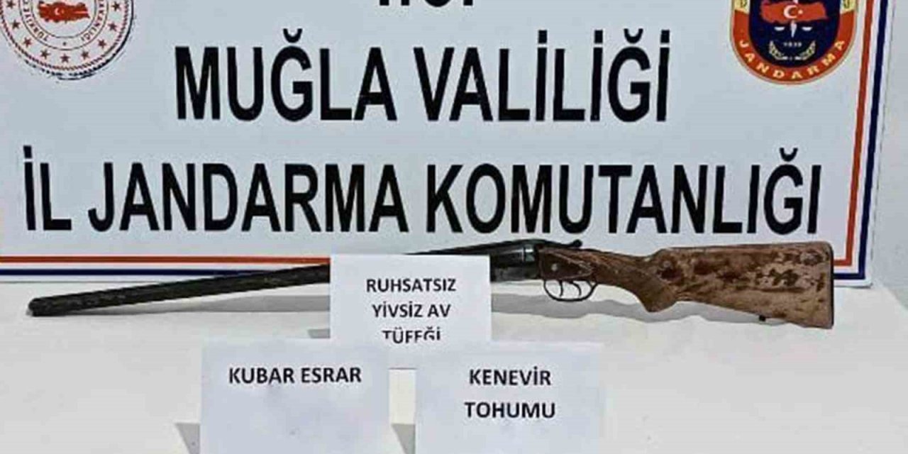 Jandarmadan Seydikemer’de uyuşturucu operasyonu