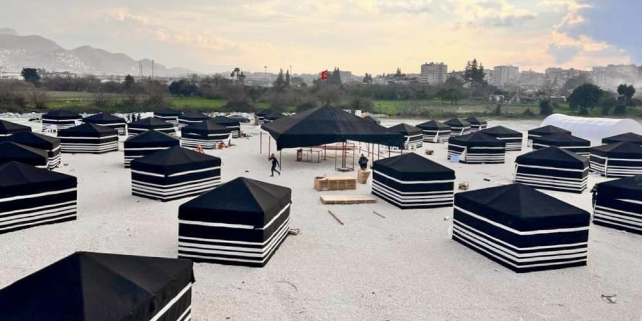 Bozdoğan yörük çadırları Hatay’a yuva oldu