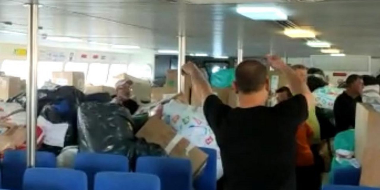 Rodos’tan Marmaris’e depremzedeler içim yardımlar sürüyor