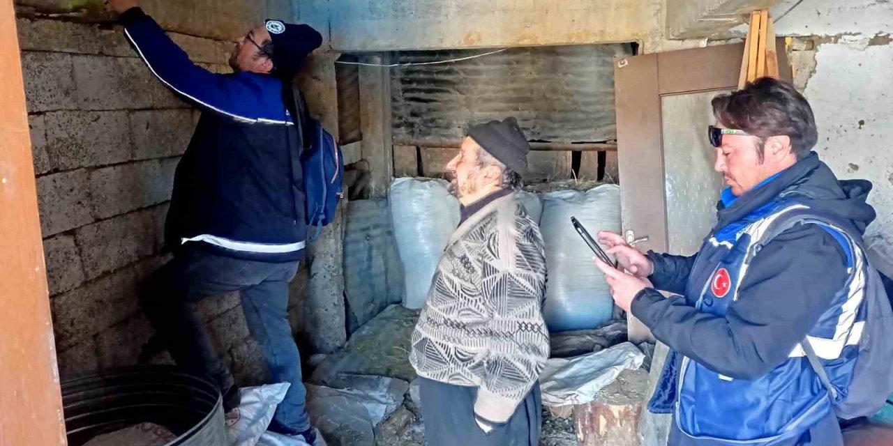 Muğla Büyükşehir’den hasar tespit çalışmalarına destek