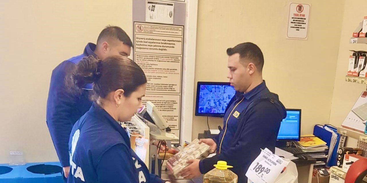 Didim’de zincir marketler denetleniyor