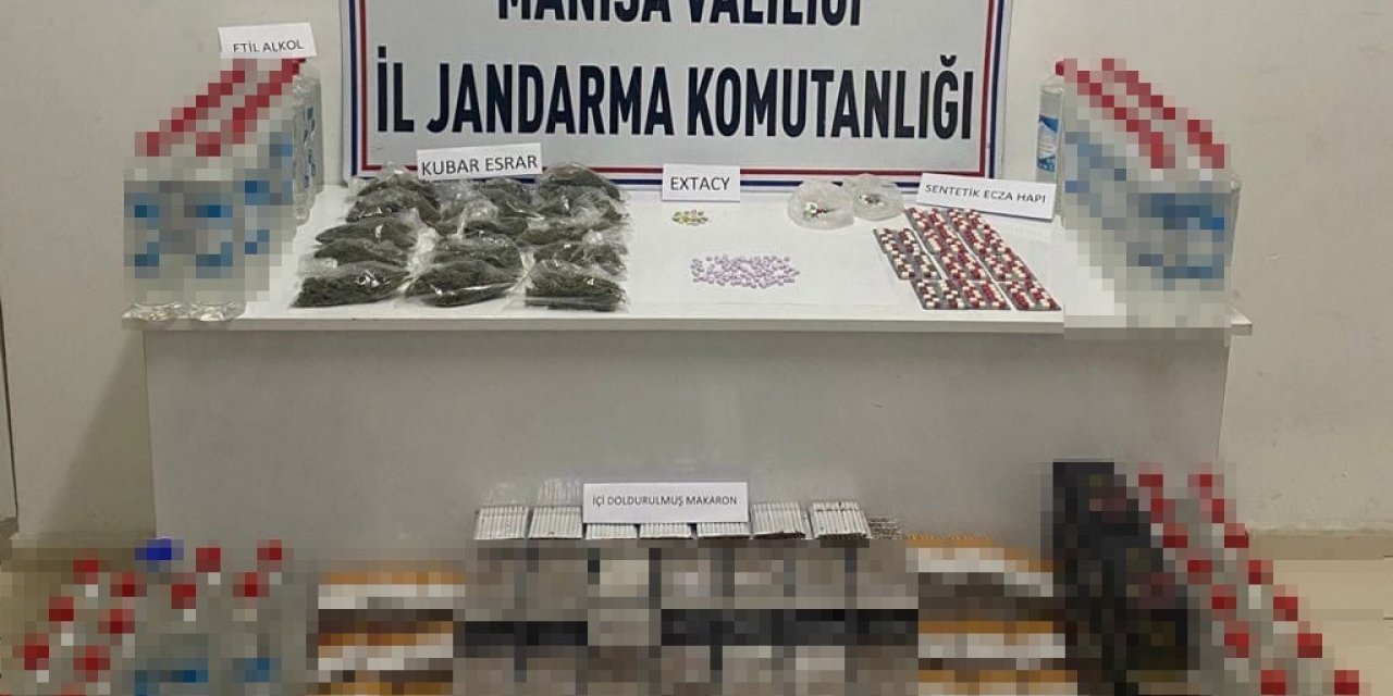 Tekel bayisine uyuşturucu baskını