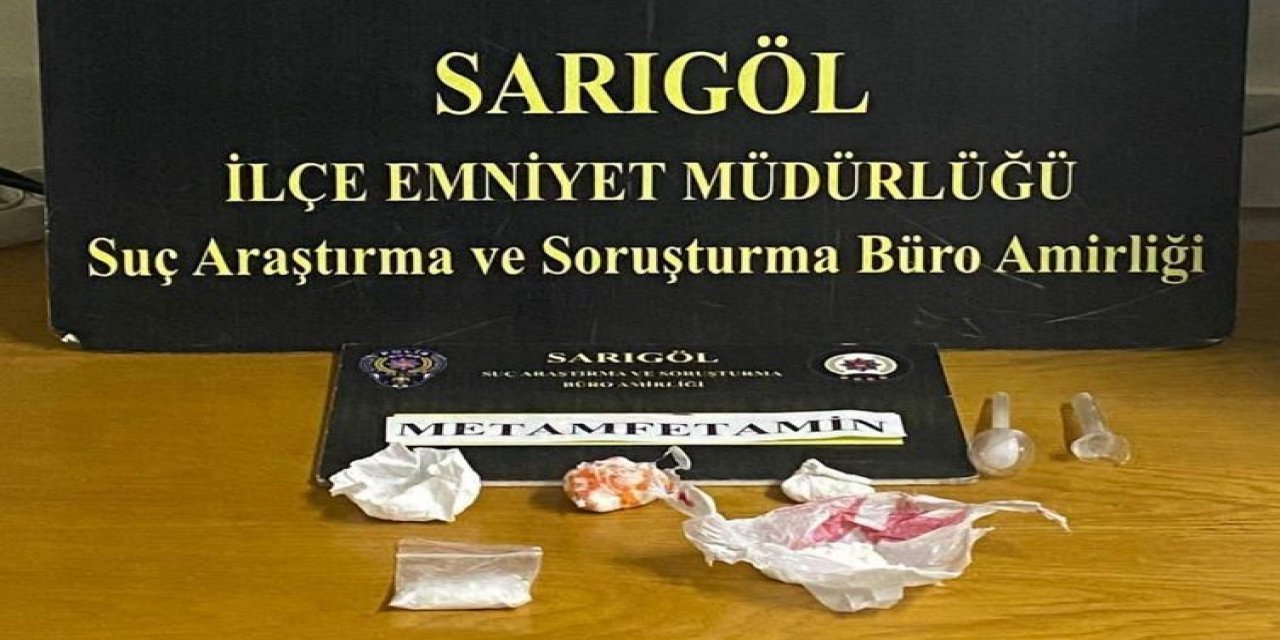 Sarıgöl’de uyuşturucudan 3 gözaltı, bir tutuklama