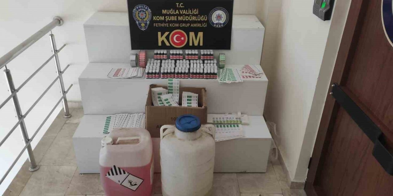 Fethiye’de sahte krem üreten kişi yakalandı
