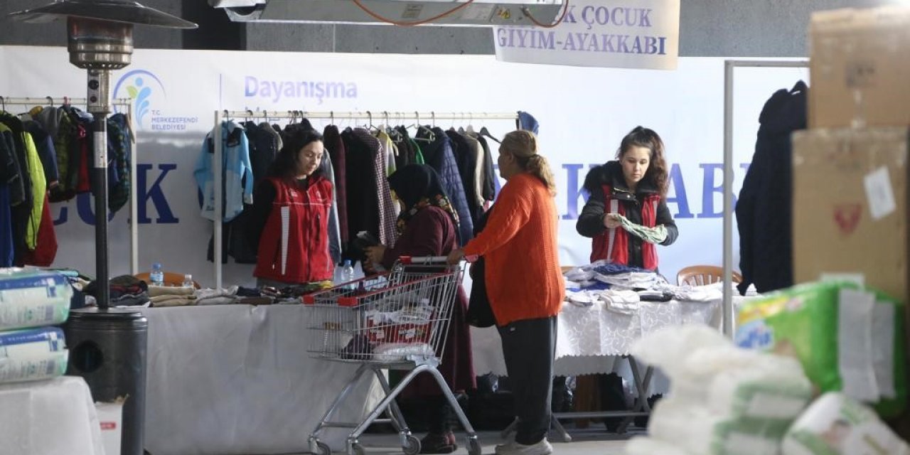 Merkezefendi’de 3 bin 697 depremzede Dayanışma Merkezi’nden yararlandı