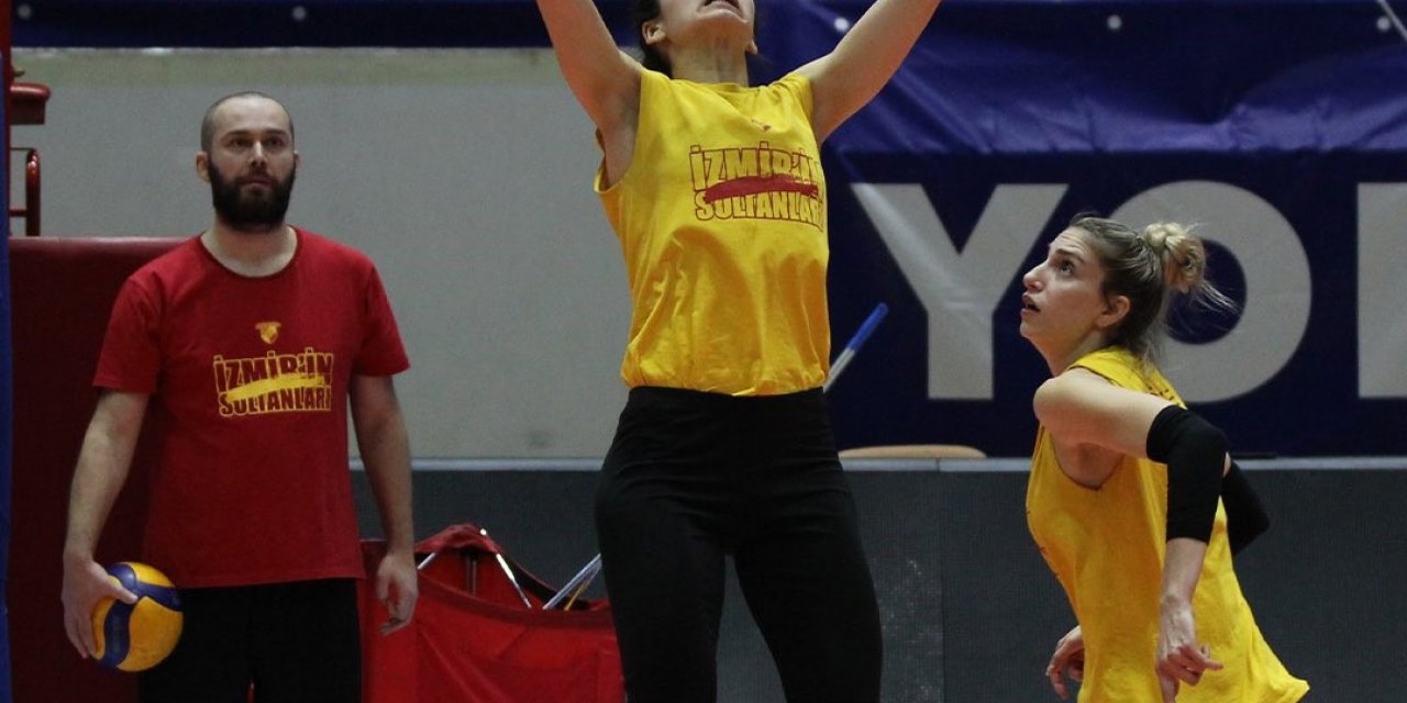 Göztepe Voleybol, İstanbul BBSK maçının hazırlıklarını sürdürdü