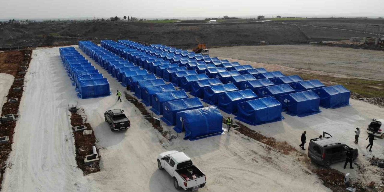 Denizli OSB, Adıyaman’a 6 bin metrekarelik çadır kent kurdu