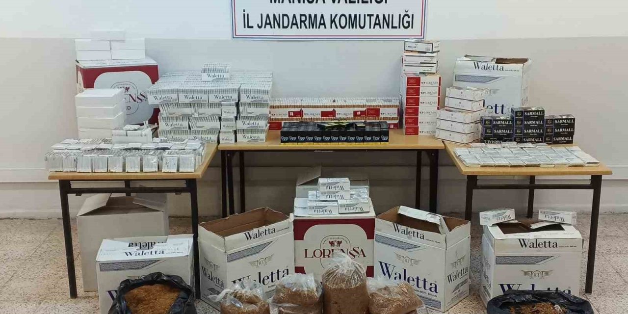 Manisa’da 3 farklı işyerine kaçak tütün operasyonu
